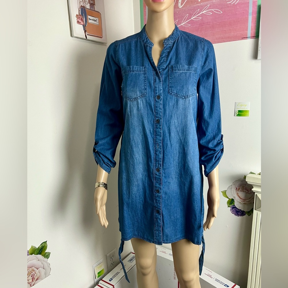 Almost Famous denim top - Picture 2 of 11